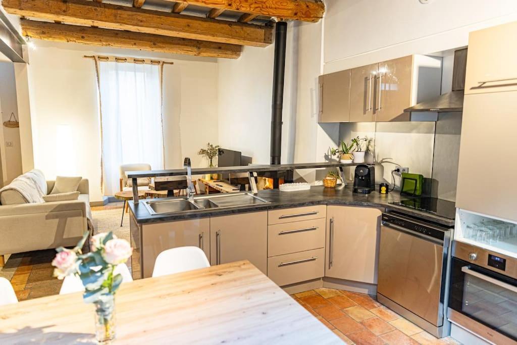 Maison De Village Barbentane Avec Spa Bagian luar foto