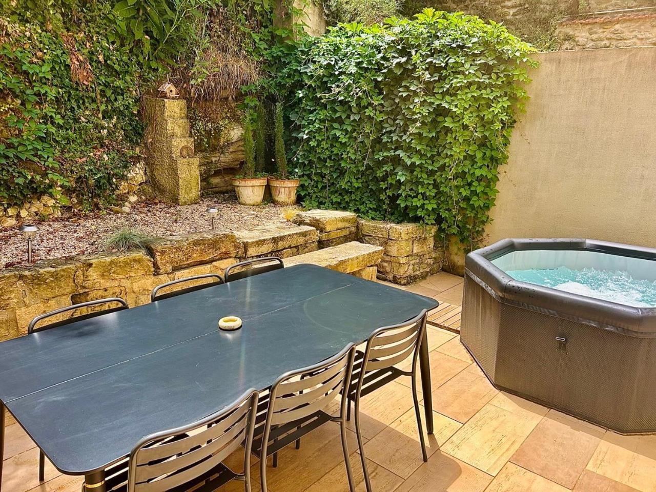 Maison De Village Barbentane Avec Spa Bagian luar foto