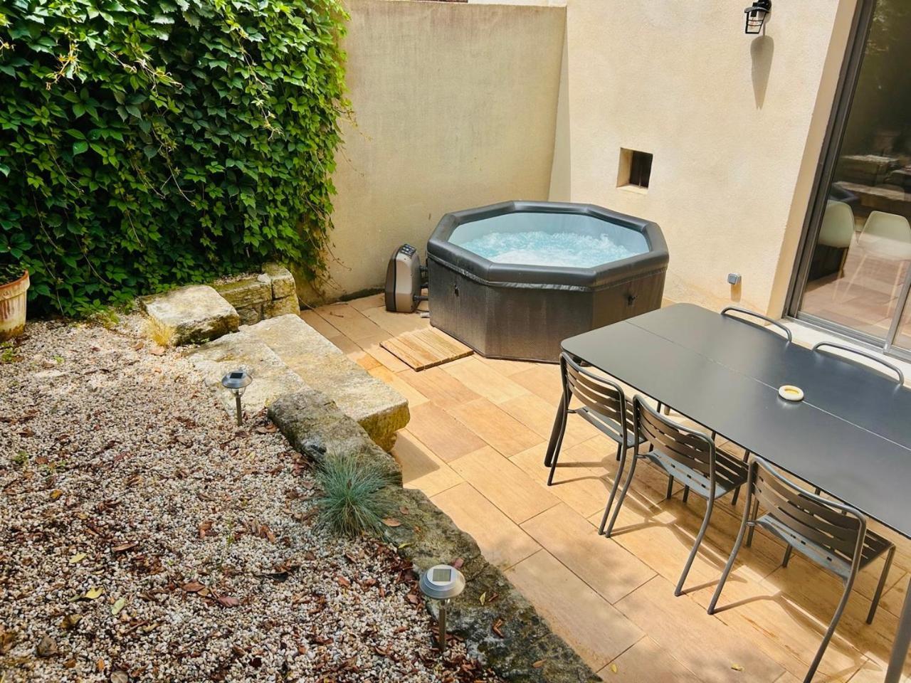 Maison De Village Barbentane Avec Spa Bagian luar foto